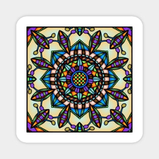 Star Mandalas 252 (Style:2) Magnet