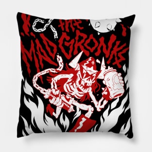 Skelegronk black Pillow