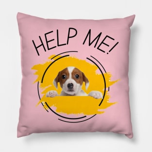 Help Me Dog Pillow