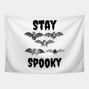 Stay Spooky Cute Bats Tapestry