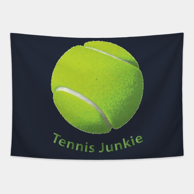 Tennis Junkie Tapestry by teegear