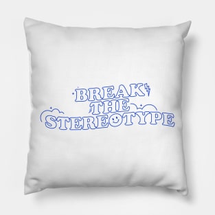 NCT Dream Hello Future Inspired Shirt and Merchandise 'Break the Stereotype' Positive Quote (Blue) Pillow