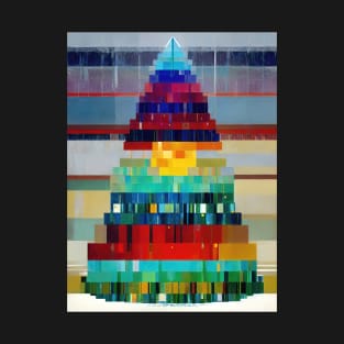 Abstract Christmas Tree T-Shirt