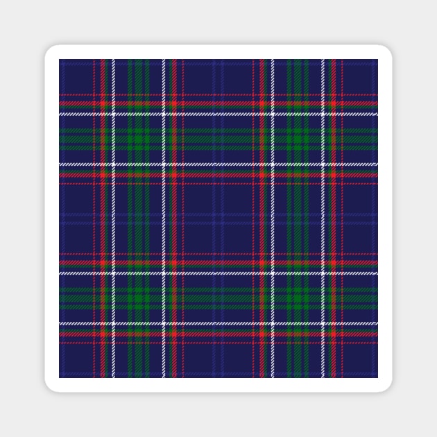 Massachusetts State Tartan Magnet by clantartans