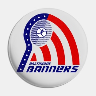 Defunct Balitmore Banners World Team Tennis Pin