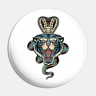 tiger and cobra tattoo Pin