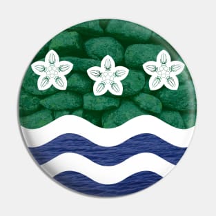 Cumbria Flag - Texture Pin