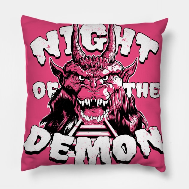 Night of the Demon Pillow by jpowersart