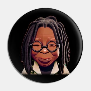 Whoopi Goldberg Pin