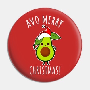 Avo Merry Christmas Pin