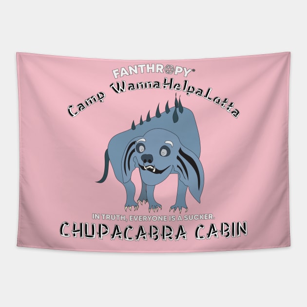 Chupacabra Cabin (all products) Tapestry by Fans of Fanthropy