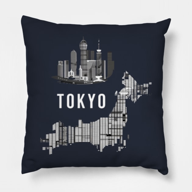 Tokyo Pillow by TshirtMA