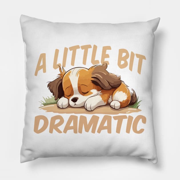 A Little Bit Dramatic Pillow by SergioCoelho_Arts