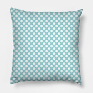 Polka Dot Collection - Blue and White Pattern Pillow