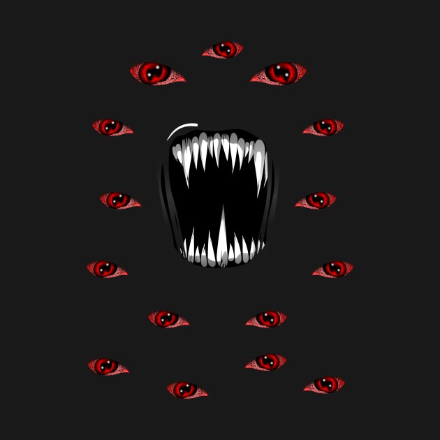 Diablo grin - evil eyes by Agras