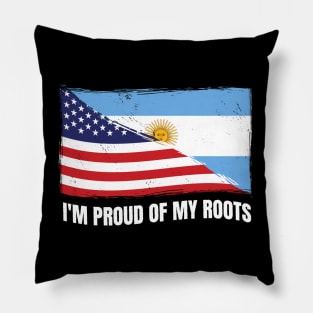 Proud Argentina Flag, Argentina gift heritage, Argentinian girl Boy Friend Pillow