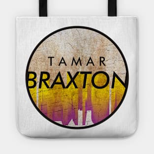 Tamar Braxton - VINTAGE YELLOW CIRCLE Tote