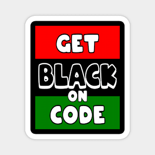 Get BLACK on Code Magnet