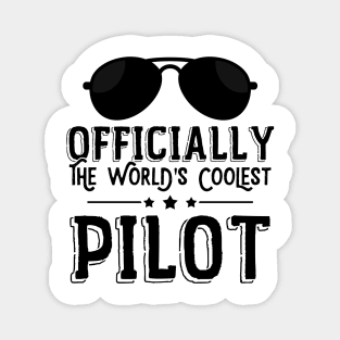 Officially the world's coolest Pilot - Aviation Flight design Magnet