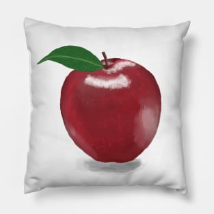 Juicy Red Apple Pillow