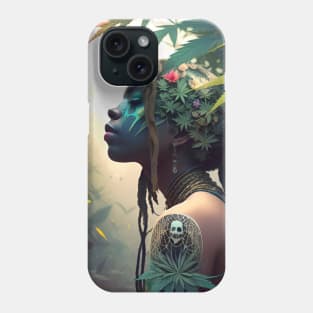 Abstract Rastafari Princess Phone Case