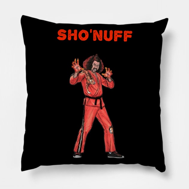 sho nuff Pillow by eiston ic