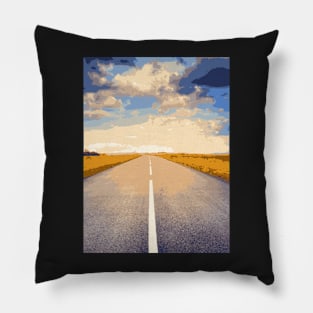 Road to Paradise - Landscape Pillow