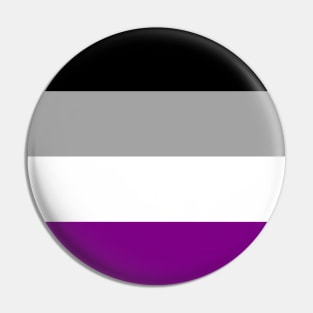 Proud Asexual Pride Flag (Proud LGBT LGBTQ+ Community Pride Flag) Pin