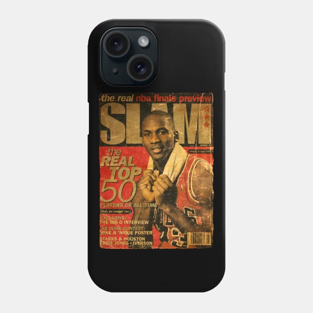 REAL TOP MJ23 Phone Case by Basket@Cover