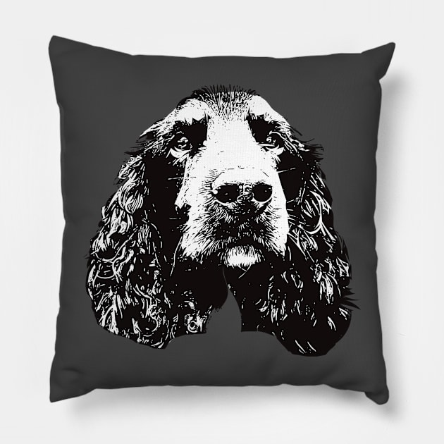 Field Spaniel - Field Christmas Gifts Pillow by DoggyStyles