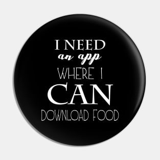 i need an app where i can download food Pin