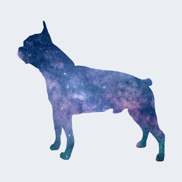 Boston Terrier Out of this World - Space Theme Dog by PawsitiveGifts