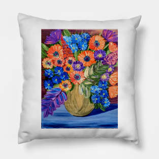 Joy from flowers Pillow