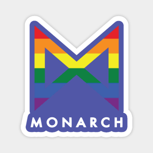 logo monster legacy - in rainbow Magnet