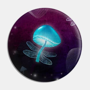 Flying Mushroom Pin