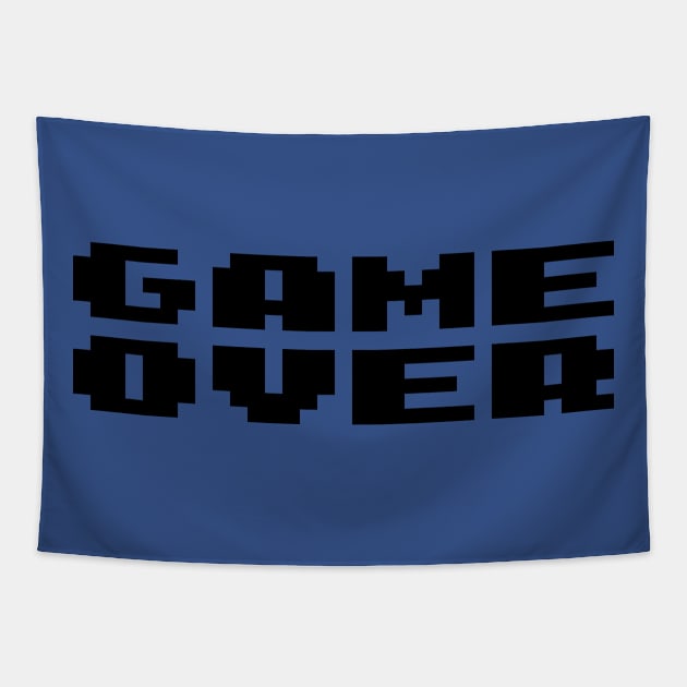 Gaming Nerd Game Over Tapestry by GreenGuyTeesStore