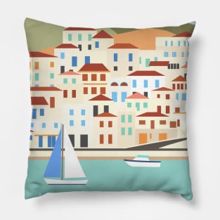 Batsi, Andros, Greece Pillow