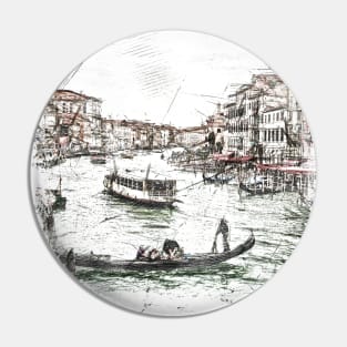 Venice Sketch Pin