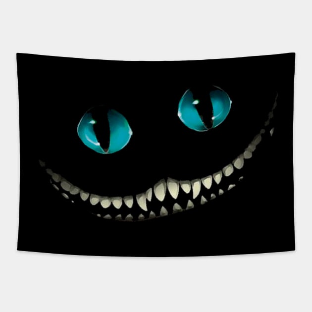 Cheshire cat Tapestry by BlackOcult