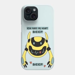 You make my heart BEEP Phone Case