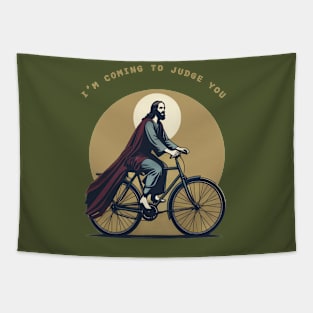 Jesus Meme I' m coming Tapestry