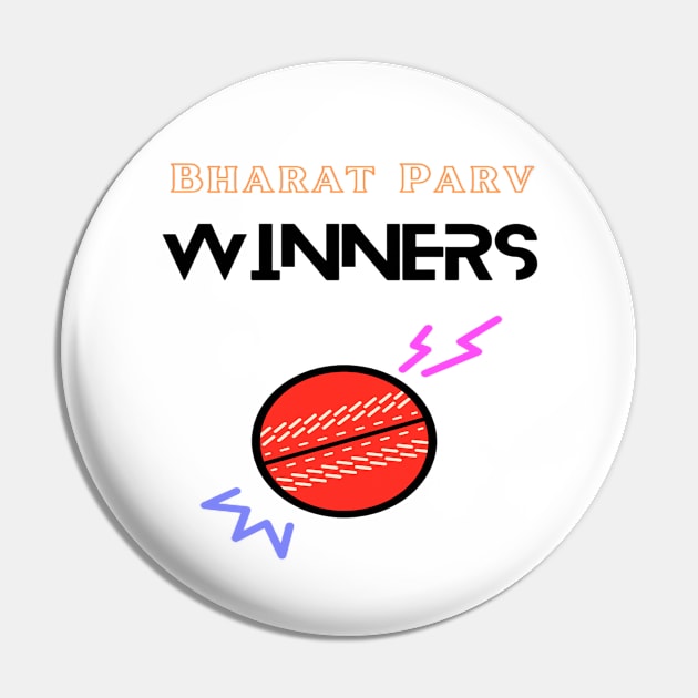 Bharat Parv - Cricket Winners Pin by Bharat Parv