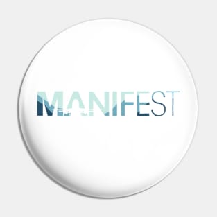 Illustrated Manifest Logo Pin