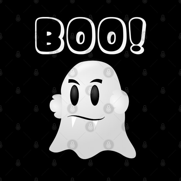 Funny Halloween Gifts Cute Boo Ghost by finedesigns