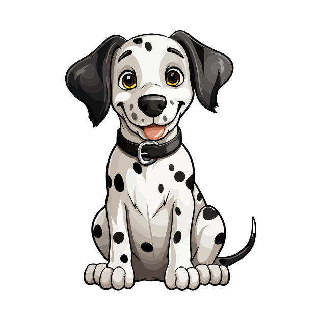 Cute Puppy Dalmatian by Gileart