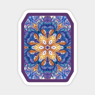 Geometric shapes in beautiful colors Magnet