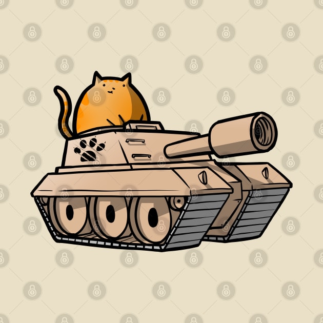 War Animals - Orange Cat by Carlo Betanzos