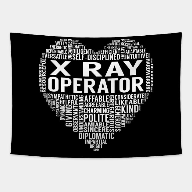 X Ray Operator Heart Tapestry by LotusTee