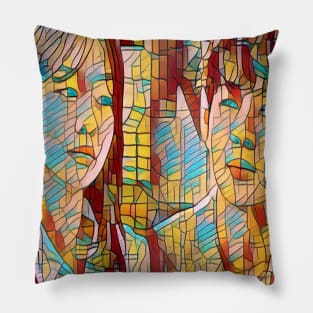 Our Beloved Summer Choi Woo Shik Kim Dami Mosaic Pattern Pillow