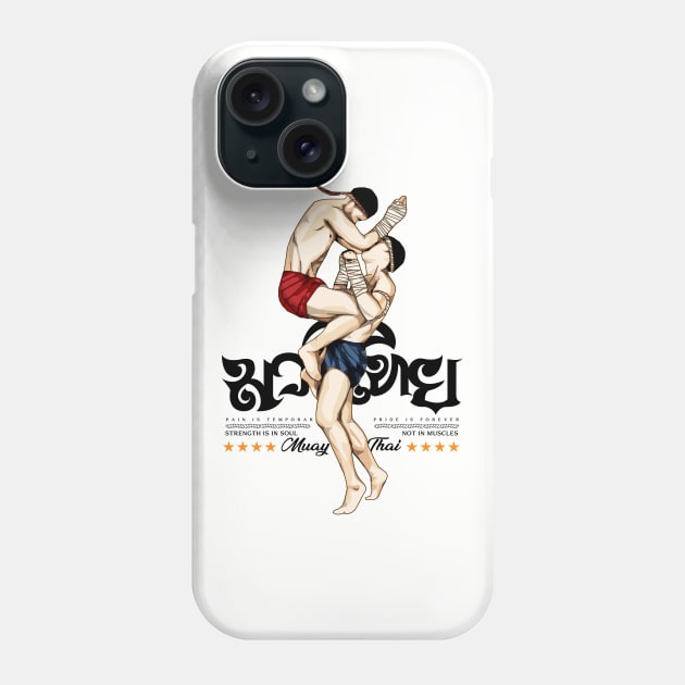 Muay Thai Boran Phone Case by KewaleeTee